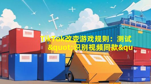 TikTok改变游戏规则：测试"识别视频同款"功能引领社交电商新潮流